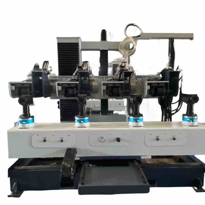 High Flexibility CNC Polishing Machine With Multiple Stations Simultaneous Operation For Brass Faucets, Zinc Door Handle