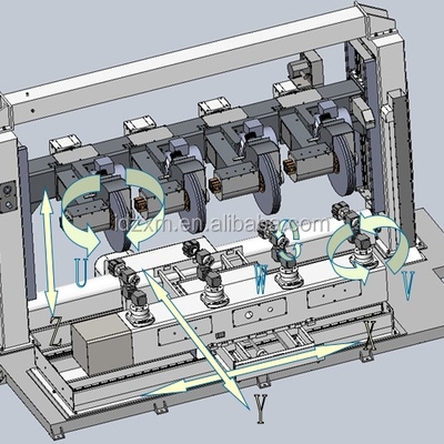 কেনা সম্পূর্ণ স্বয়ংক্রিয় CNC পলিশিং মেশিন 0-3000rpm 200-400mm চাকা অনলাইনে উৎপাদন