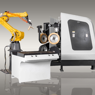 1.5KW স্টেপার মোটর সহ পিতলের কলগুলির জন্য CNC রোবোটিক বাফিং মেশিন গ্রাইন্ডিং