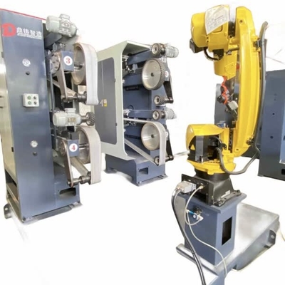 শিল্পের জন্য FANUC রোবট সেল সহ 20.5KW রোবোটিক পলিশিং মেশিন