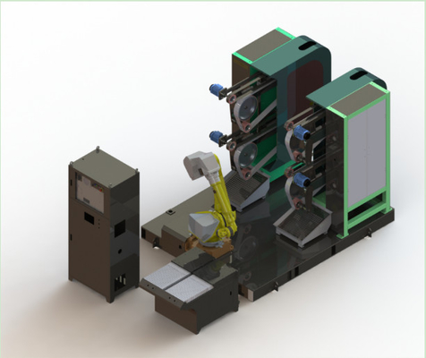 FANUC রোবট সেল সহ উচ্চ দক্ষতাসম্পন্ন গ্রাইন্ডিং মেশিন উৎপাদনশীলতা উন্নত করে