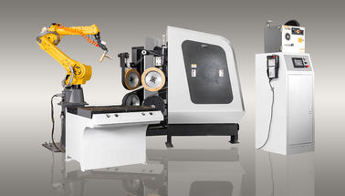 FANUC রোবট গ্রাইন্ডিং মেশিন 13KW শক্তি 4টি স্যান্ড বেল্ট সহ
